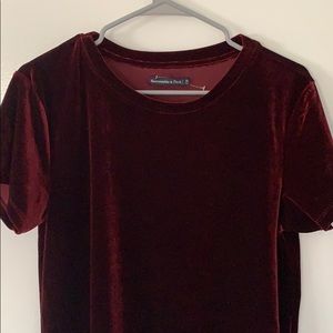 Abercrombie & Fitch velour top